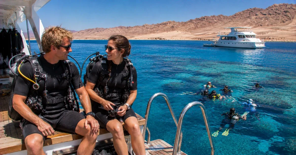Ras Mohamed diving boat day from Sharm El Sheikh